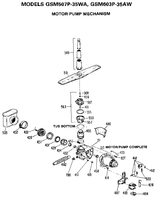 MOTOR-PUMP ASSEMBLY