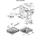 GE GSD1250R35 tub assembly diagram