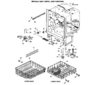 GE GSD1120P30 tub assembly diagram
