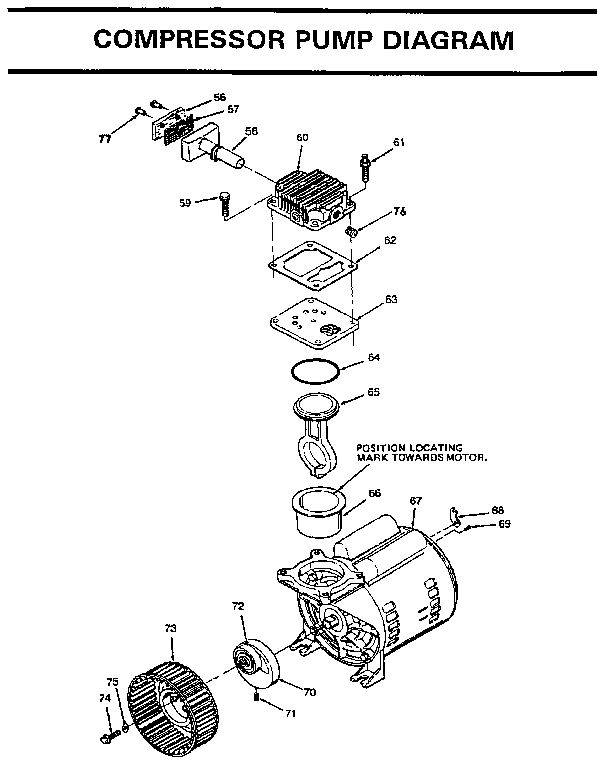 Compressor pump diagram