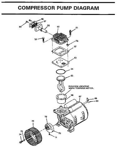 Compressor pump diagram