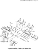 Cylinder assembly - 5hp & 8hp models only drawing six