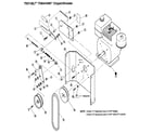 Troybilt TOMAHAWK SERIAL #T5300100 AND UP engine diagram