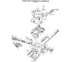 Troybilt PTO HORSE SERIAL #00950727 AND UP power unit transmission assemblies diagram