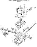 Power unit transmission assemblies