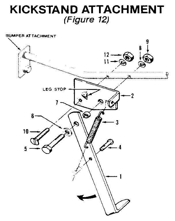 Kickstand attachment