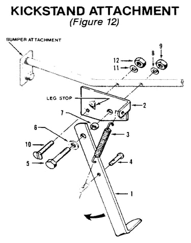 Kickstand attachment