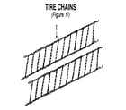 Troybilt PTO HORSE SERIAL #00950727 AND UP tire chains diagram