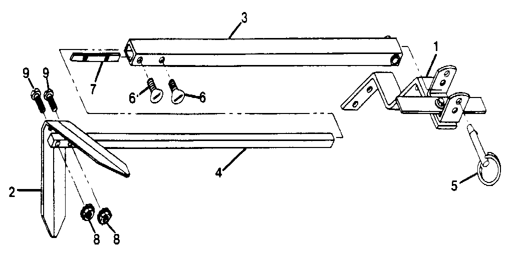 Marker arm and blade
