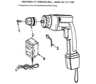 Craftsman 315111860 craftsman 3/8" cordless drill diagram