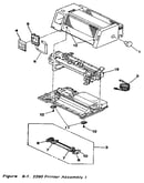 Figure 8-1. 2390 printer assembly 1