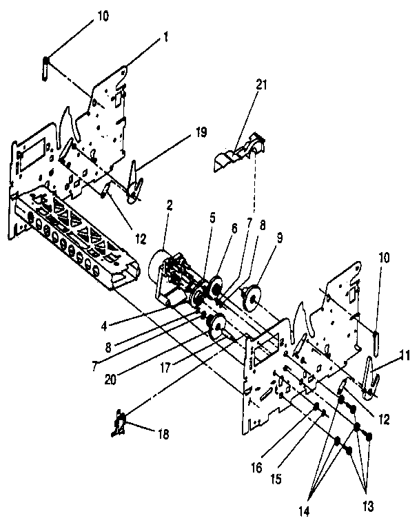 Assembly 2: lower frame