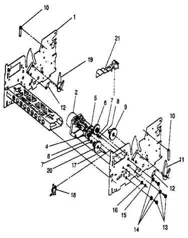 Assembly 2: lower frame