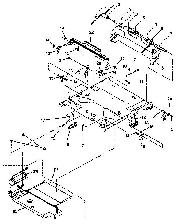 Assembly 4: upper frame
