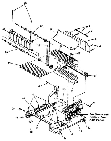 Assembly 5: paper feed assembly