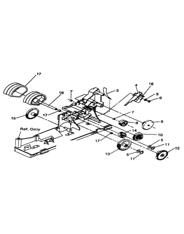 Assembly 7: paper feed drive