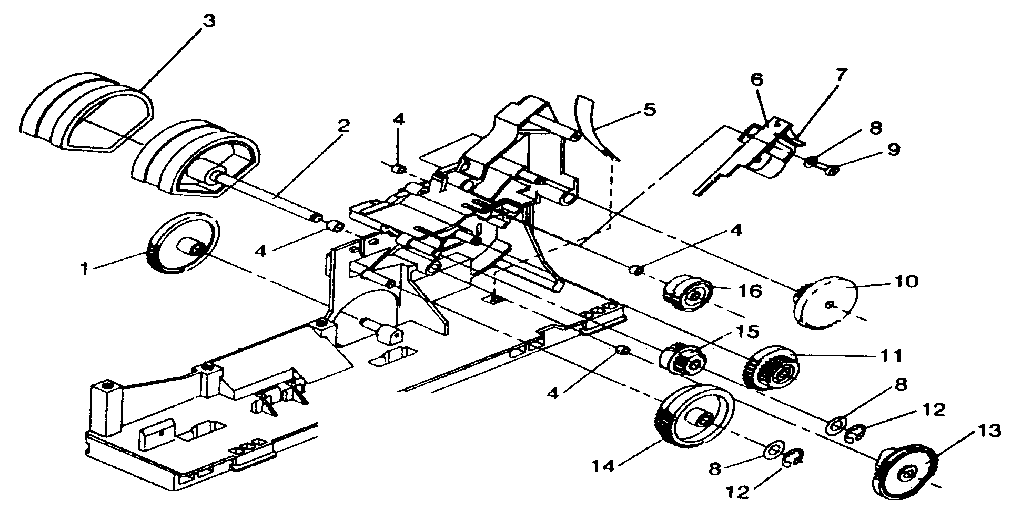 ASSEMBLY 9: PAPER FEED DRIVE