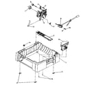 IBM LASER PRINTER 4029 assembly 12: paper drawer (500-sheet) diagram