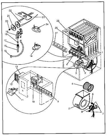 Gas-fired furnace