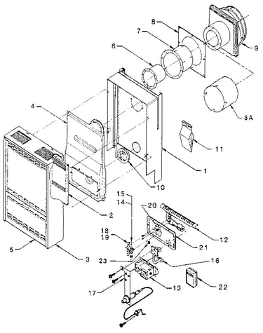Cabinet and body assembly
