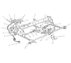 Smith Corona 300 DLE (5ADD) carrier molding, rails, & frames diagram