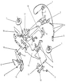 Ribbon cassette and correction cassette mechanism