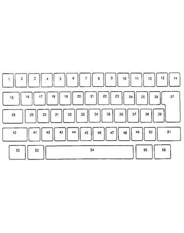 Keybutton reference chart