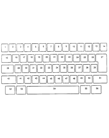 Keybutton reference chart