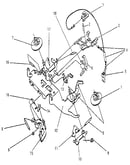 Ribbon cassette and correction cassette mechanism
