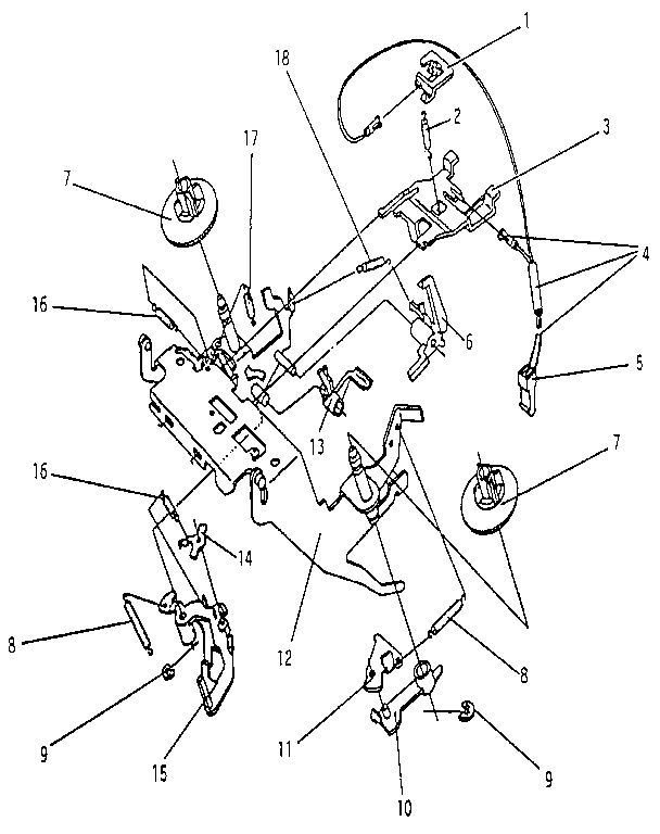 Ribbon cassette and correction cassette mechanism