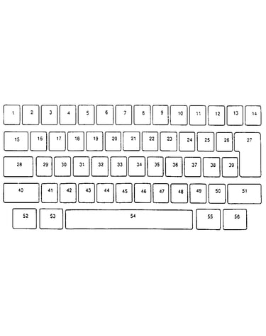 Keybutton reference chart