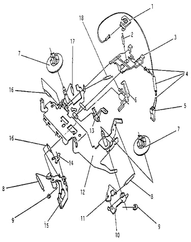 Ribbon cassette and correction cassette mechanism