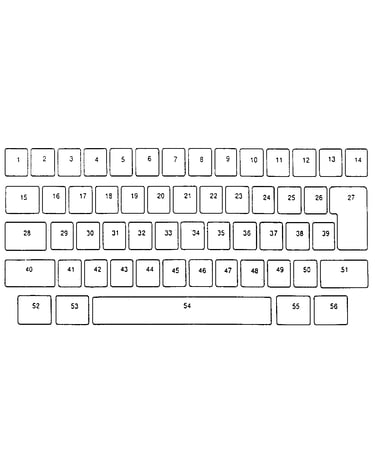 Keybutton reference chart