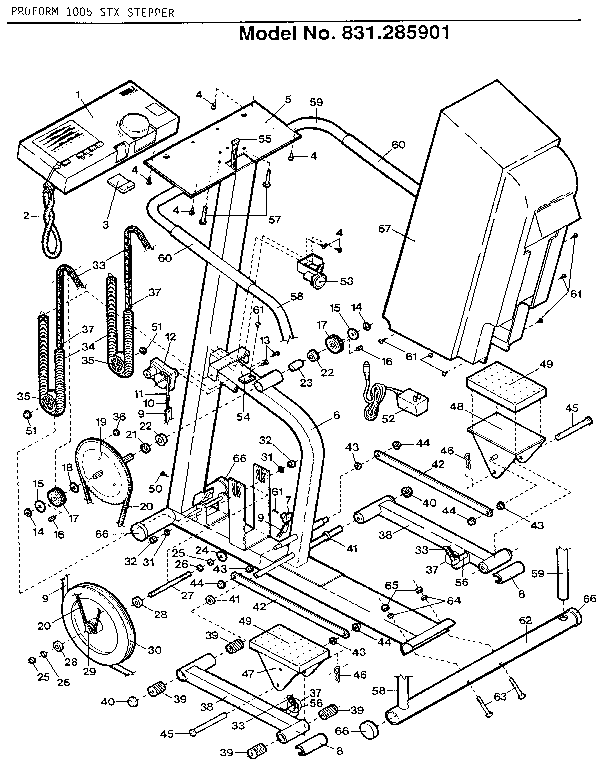 Proform 1005 stx stepper