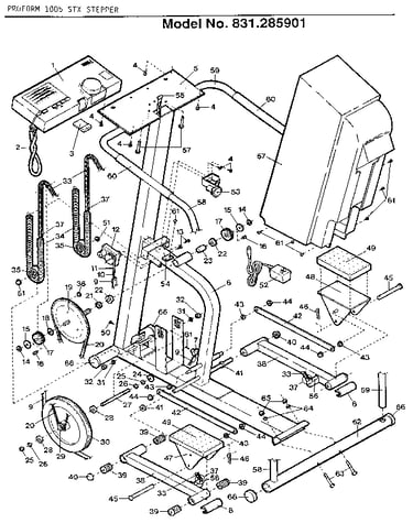 Proform 1005 stx stepper