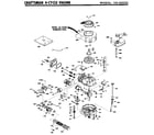 Craftsman 143424332 4-cycle engine diagram