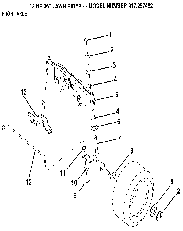 Front axle