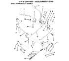 Craftsman 917257462 brake / rear mower lift assembly diagram