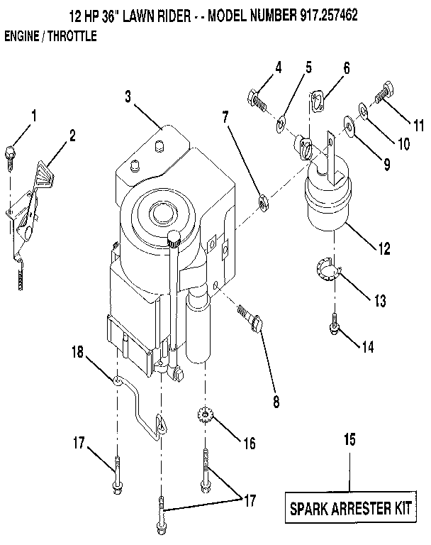 Engine / throttle