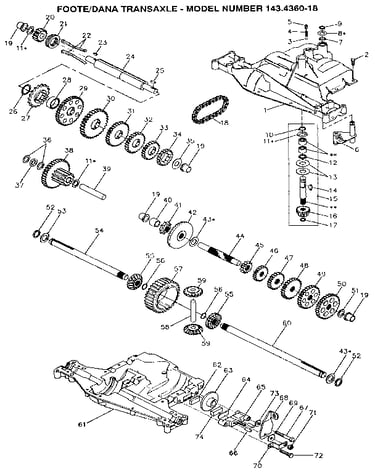 Foote/dana transaxle