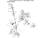 Craftsman 917255590 steering and front axle diagram