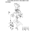 Craftsman 917255590 seat assembly diagram