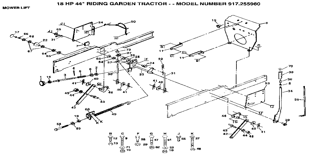 Mower lift