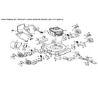Craftsman 917380510 22" rotary lawn mower diagram