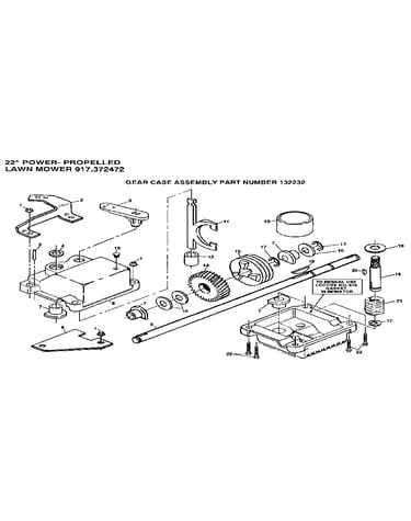 Gear case assembly
