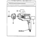 Craftsman 315101470 3/8" electric drill diagram