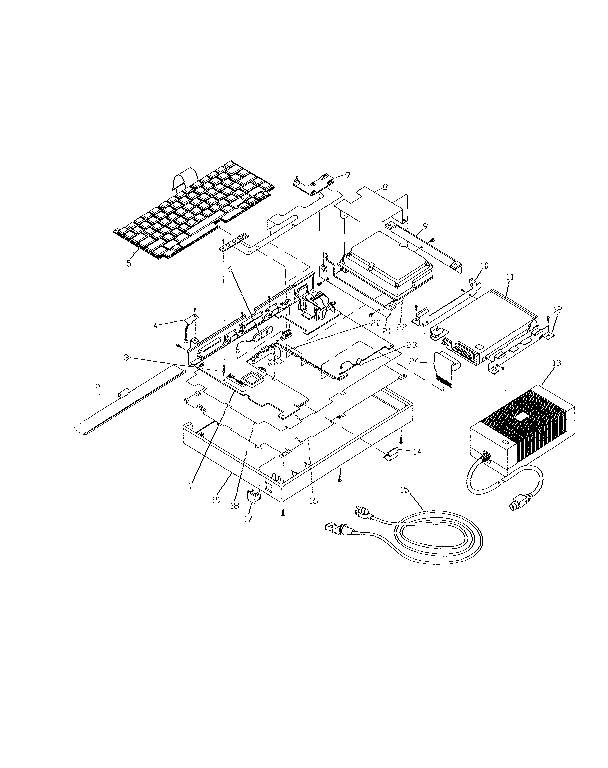 FIGURE 7-1 ULTRALITE SX/20 (LOWER ASSEMBLY)