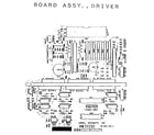 Epson AP5000 board assy., driver diagram