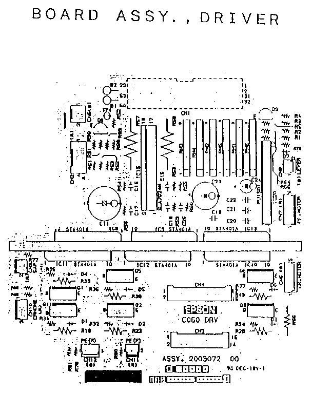 Board assy., driver