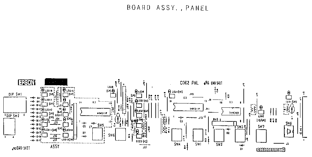 Board assy., panel